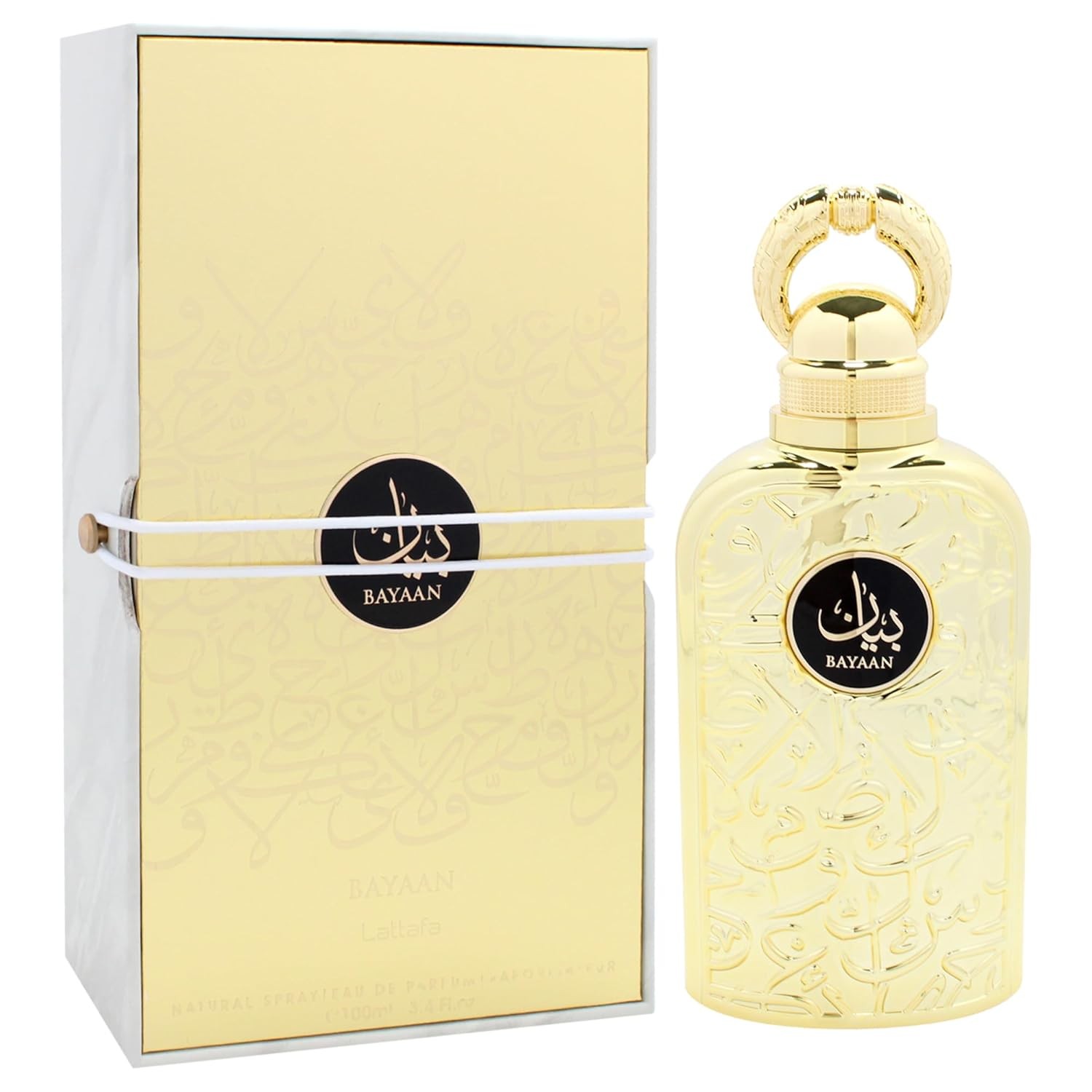 Lattafa Bayaan Eau de Parfum Spray for Women, 3.4 Ounce